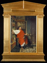A Roman Scribe Writing Dispatches, 1865